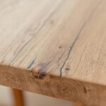 Stół debowy Gavardo 90x180 czarne nogi