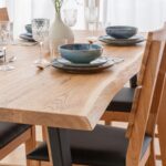 Stół debowy Gavardo 90x180 czarne nogi