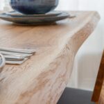 Stół debowy Gavardo 90x180 czarne nogi