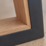 Stół debowy Gavardo 100x200 czarne nogi