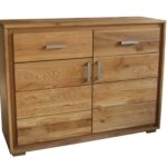 Komoda Dębowa z Drzwiczkami ALAMOS