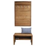 Komplet Mebli do Przedpokoju Wieszak + Ławka ALAMOS