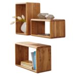 Półki Zestaw 3szt Verde Classico Dębowe