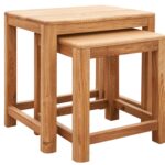 Zestaw Stoliczków 2szt Verde Classico Dąb