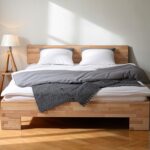 Łóżko Bukowe w Nowoczesnym Stylu Mara