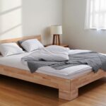 Łóżko Bukowe w Nowoczesnym Stylu Mara