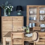 Wąska Komoda Dębowa ALAMOS