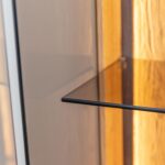 Niska Witryna Szklana Dębowa Essentia