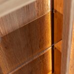 Niska Witryna Szklana Dębowa Essentia