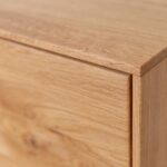 Szeroka Komoda TV Dębowa Essentia