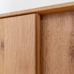 Szeroka Komoda TV Dębowa Essentia