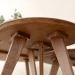 Klasyczny nowoczesny dębowy stolik tabacco Basic