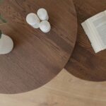 Klasyczny dębowy nowoczesny stolik Basic