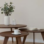 Klasyczny nowoczesny dębowy stolik tabacco Basic