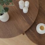 Klasyczny nowoczesny dębowy stolik 90 cm Basic