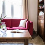 Drewniana Ława z Szufladą do Salonu MENDOZ