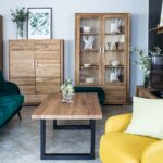 Wysoka Drewniana Komoda ALAMOS