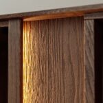 Nowoczesna dębowa szafka RTV 185 cm Essentia