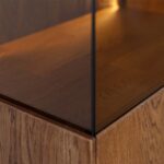 Elegancka dębowa nowoczesna witryna Essentia