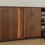 Nowoczesna dębowa szafka RTV 185 cm Essentia