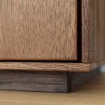 Nowoczesna dębowa szafka RTV 185 cm Essentia