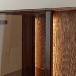 Nowoczesna dębowa szafka RTV 185 cm Essentia