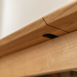 Minimalistyczny rozkładany dębowy stół Basic