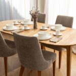 Klasyczny nowoczesny dębowy stół 90 cm Basic