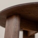 Klasyczny dębowy nowoczesny stolik 51 cm Asento