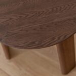 Klasyczny dębowy nowoczesny stolik 51 cm Asento