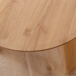 Klasyczny nowoczesny dębowy stolik 71 cm Asento