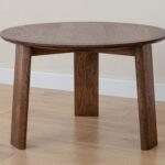 Klasyczny dębowy nowoczesny stolik 61 cm Asento