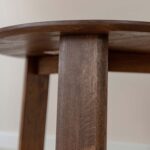 Klasyczny dębowy nowoczesny stolik 61 cm Asento