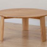 Klasyczny nowoczesny dębowy stolik 71 cm Asento