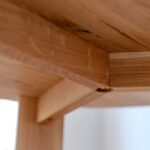 Klasyczny nowoczesny dębowy stolik 71 cm Asento