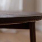 Klasyczny dębowy nowoczesny stolik 71 cm Asento