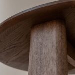 Klasyczny dębowy nowoczesny stolik 71 cm Asento