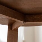 Klasyczny dębowy nowoczesny stolik 51 cm Asento