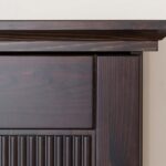 Sosnowa szafa 70 cm tabacco 2-drzwiowa Kalari