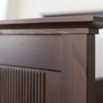 Skandynawskie klasyczne sosnowe łóżko Kalari