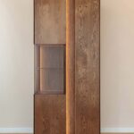 Elegancka dębowa nowoczesna witryna Essentia