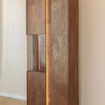 Elegancka dębowa nowoczesna witryna Essentia