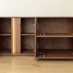 Loftowa dębowa nowoczesna komoda Essentia