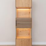 Dębowa Witryna z Lamelami Loftwood