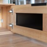 Nowoczesna Dębowa Szafka RTV Wisząca Loftwood