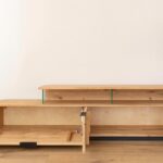 Nowoczesna Dębowa Szafka RTV Wisząca Loftwood