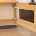 Nowoczesna Dębowa Szafka RTV Wisząca Loftwood