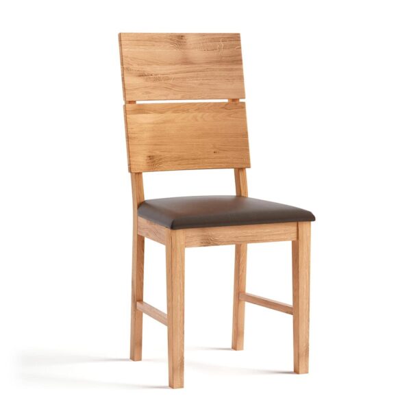 Solidne drewniane krzesło Set