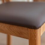 Solidne drewniane krzesło Set