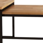 Zestaw Stoliki Drewniano-Metalowe Okrągłe – Kongo 1+1